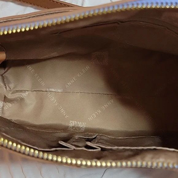 Anne Klein Sawyer Bag Sky Blue Classic Curves  24" Drop Strap crossbody - Picture 13 of 15